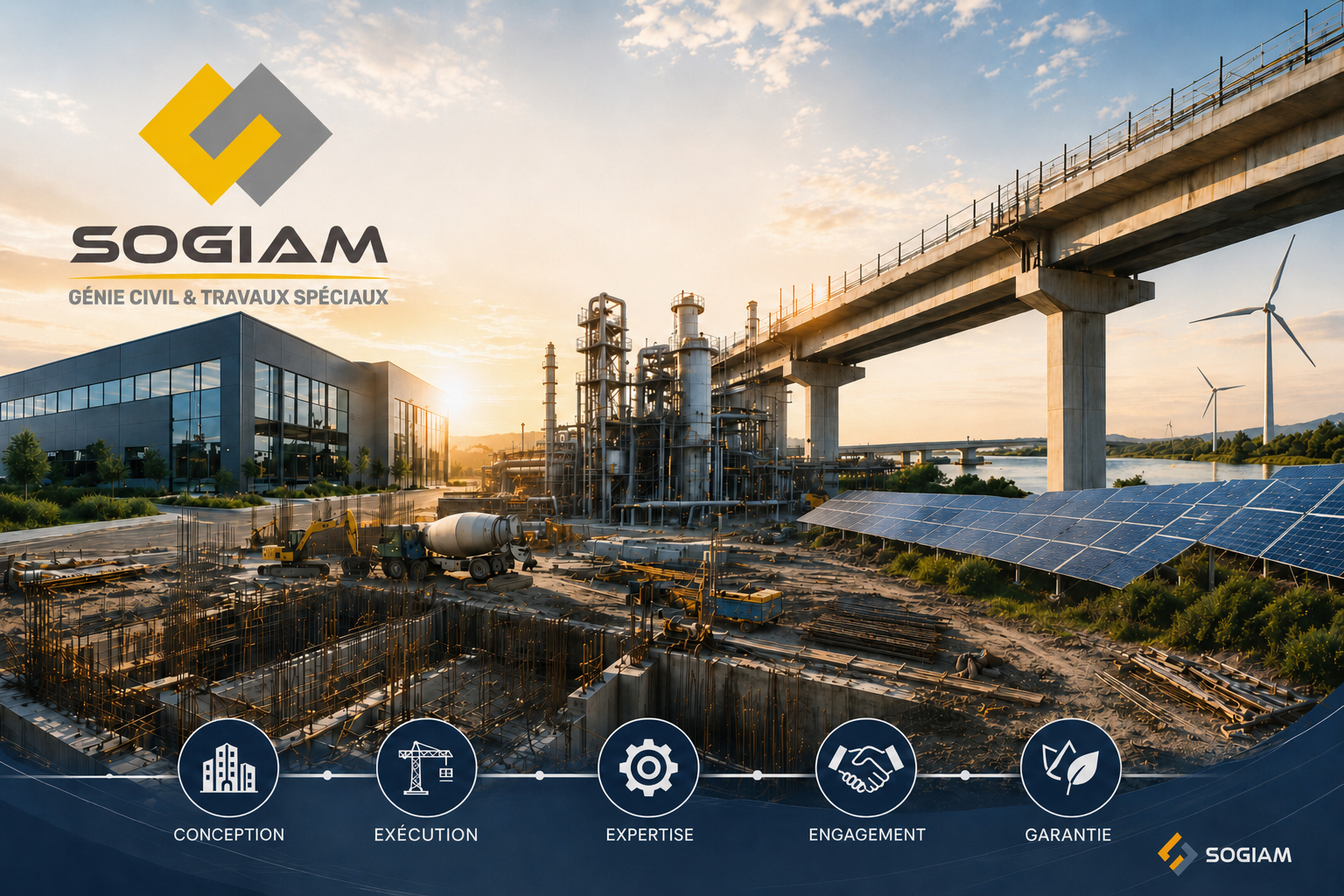 SOGIAM, solutions industrielles de la conception à la garantie